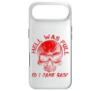 Hell Was Full I Came Back Red Skull Skeleton Heavy Metal Case for iPhone Air