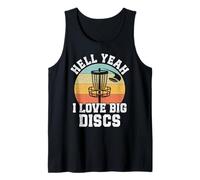 Hell Yeah i Love Big Disc Golf Funny Tank Top