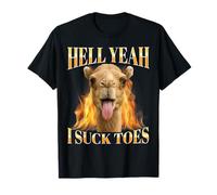 Hell Yeah I Suck Toes Funny Bootleg Camel Tongue Stag Or Hen T-Shirt