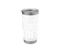 Hell Yeah I Suck Toes Funny Embarrassing Pun Stainless Steel Insulated Tumbler