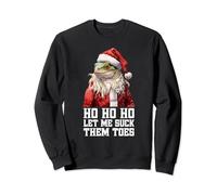 Hell Yeah I Suck Toes Weird Santa Embarrassing Christmas Sweatshirt