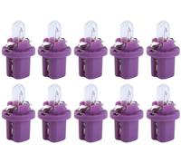 Hella 10x Bulbs 12V 0,4W BX8,5d Purple Kunststoffsockel-Birne Bax Tacho-Lampe
