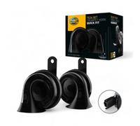 Hella 12V Twin Trumpet Horns fits Renault Clio Petrol & Diesel dCi