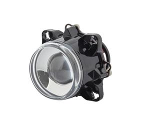 HELLA 1BL 008 193-021 Halogen/DE-Insert, headlight - 90mm Essential - 12V - round - Reference number: 12.5 - Fitting - Lens Colour: Crystal clear - Plug: Blade Terminal - Front - Quantity: 1