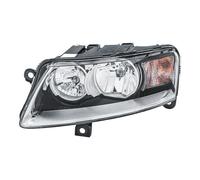 HELLA Headlights 1EJ 009 925-011 Left W5W, PY21W, H7, H15 Halogen 12 white for right-hand traffic AUDI: A6 C6 Saloon, A6 C6 Allroad, A6 C6 Avant