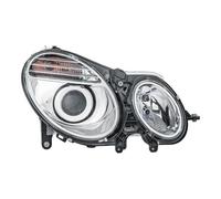 HELLA Headlights 1EL 009 260-081 Right W5W, H7/H7, PY21W Halogen 12 for right-hand traffic MERCEDES-BENZ: E-Class Saloon