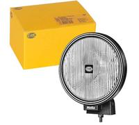 HELLA 1F8 006 800-191 Halogen-Spotlight - Rallye 3000 - 24/12V - Round - Reference number: 37.5 - Bolted - Patterned diffusing lens - Lens Colour: Crystal clear - right/left