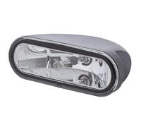 HELLA 1FA 008 284-011 Halogen/Halogen-Spotlight - FF 75 - 12V - Oval - Reference number: 12.5 - Bolted - Clear diffusing lens - Lens Colour: Crystal clear - left/right