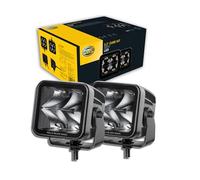 HELLA 1FA 358 176-821 LED-Spotlight - Black Magic Cube Kit 3.2" - 12/24V - mounting - Long-range illumination - Cable: 500mm - Plug: DEUTSCH plug - Kit - Quantity: 2