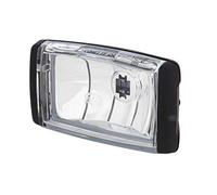 HELLA 1FB 010 951-001 Halogen/FF-Spotlight - Comet FF 450 - 12/24V - rectangular - Reference number: 12.5 - Bolted - Clear diffusing lens - Lens Colour: Crystal clear - left/right