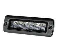 HELLA 1FB 358 176-221 LED-Spotlight - Black Magic Edgeless Mini Lightbar 6.2" - 12/24V - 1600lm - rectangular - Short distance lighting - Cable: 800mm - Plug: open cable ends
