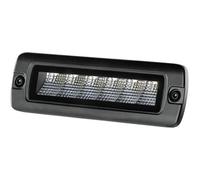 HELLA 1FB 358 176-221 LED-Spotlight - Black Magic Edgeless Mini Lightbar 6.2" - 12/24V - 1600lm - rectangular - Short distance lighting - Cable: 800mm - Plug: open cable ends