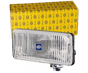 HELLA 1FD 005 700-471 Halogen-Spotlight - Comet 550 - 12V - Rectangular | Reference number: 17.5 - Bolted - Patterned diffusing lens - Lens Colour: Crystal clear - right/left