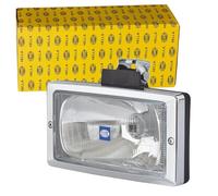 HELLA 1FE 006 300-001 Halogen-Spotlight - Jumbo 220 - 24/12V - rectangular - Reference number: 37.5 - Bolted - Patterned diffusing lens - Lens Colour: Crystal clear - left/right