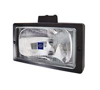 HELLA 1FE 006 300-041 Halogen-Spotlight - Jumbo 220 - 24/12V - Rectangular - Reference number: 37.5 - Bolted - Patterned diffusing lens - Lens Colour: Crystal clear - right/left