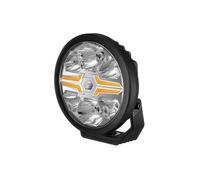 HELLA 1FJ 357 198-061 LED-Spotlight - Blade Black 7" - 12/24V - round - Reference number: 25 - Crystal clear - Light colour: White/Amber - Cable: 500mm - frontal sided