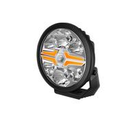 HELLA 1FJ 357 199-071 LED-Spotlight - Blade Black 9" - 12/24V - round - Reference number: 50 - Crystal clear - Light colour: White/Amber - Cable: 500mm - frontal sided