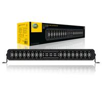 HELLA 1FJ 358 196-401 LED-Spotlight - Black Magic Double Row Lightbar 21.5" - 12/24V - 5500lm - Dual Version - Reference Number: 45 - Mounting/Screw Connection - ECE - Cable: 2000mm - Front