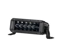 HELLA 1FJ 358 196-451 LED-High Beam Headlight - Black Magic Tough Mini Lightbar 7" - 12/24V - 2100lm - double row/rectangular - Reference number: 30 - ECE - Crystal clear - Cable: 2000mm - Front