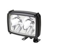 HELLA 1GA 006 991-051 Halogen-Worklight - Double-Beam - 12/24V - Screw Connection/mounting - Four-point mounting - Long-range illumination - Cable: 250mm - Plug: open cable ends