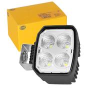 HELLA 1GA 996 588-211 LED-Worklight - Power Beam S - 12/24V - 1850lm - Bolted/mounting - Swivelling Mounting Bracket/Suspended/Vertical - Long-range illumination - Plug: DEUTSCH plug - Quantity: 1