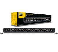 HELLA 1GJ 358 197-301 LED-Worklight - Black Magic Slim Lightbar 20" - 12/24V - Slim - 6000lm - Mounting/Screw Connection - Vertical - Off-Road Lighting - Cable: 2000mm - Plug: Open Cable Ends