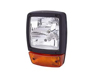 HELLA 1SA 996 120-471 Headlight - 12V - mounting - Lens Colour: Yellow - Plug: AMP - Left Front/Right Front