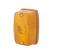HELLA 2BA 002 324-001 Direction Indicator - Halogen - 24/12V - mounting/Bolted - Lens Colour: Yellow - Plug: Euro flat plug - right/Front/left - Quantity: 1