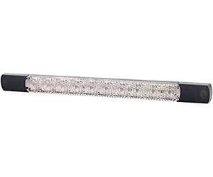 HELLA 2BA 980 888-011 Direction Indicator - Strip Lamp - LED - 12V - mounting/Screw Connection - Lens Colour: Crystal clear - Cable: 2500mm - Plug: open cable ends - Rear - Quantity: 1