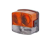 HELLA 2BE 002 776-251 Direction Indicator - Halogen - 12V - mounting/Bolted - Plug: Blade Terminal - left - Quantity: 1