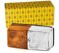 HELLA 2BE 003 347-001 Direction Indicator - Halogen - 24/12V - mounting/mounting - Lens Colour: White/Yellow - Plug: Crimp Contact - left/right - Quantity: 1