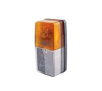 HELLA 2BE 003 347-001 Direction Indicator - Halogen - 24/12V - mounting/mounting - Lens Colour: White/Yellow - Plug: Crimp Contact - left/right - Quantity: 1