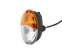 HELLA 2BE 343 130-111 Direction Indicator - Agroluna - Halogen - 12V - Fitting/Screw Connection - Lens Colour: Yellow/White - left - Quantity: 1