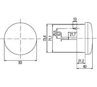 HELLA 2BE 980 690-301 INDICATOR Front