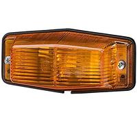 HELLA AMBER DOUBLE BURNER / POLE MARKER LIGHT LAMP RETRO SCANIA TRUCK LORRY