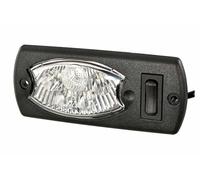 HELLA 2JA 343 570-041 Interior Light - Mini OvalLED VESTA5 - LED - 24V - 1.2W - LED - Fitting - Lens Colour: Crystal clear - Interior - Quantity: 1