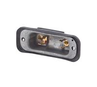 HELLA 2KA001378041 REAR NUMBER PLATE LIGHT/LAMP LICENSE PLATE SILVER FINISH