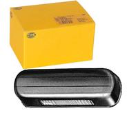 HELLA 2KA 001 389-101 Licence Plate Light - Halogen - 12/24V | Bolted/mounting - Lens Colour: Crystal clear - Plug: Blade Terminal - right/left/Outer/Rear - Quantity: 10