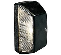 HELLA 2KA 003 389-062 Licence Plate Light - Halogen - 12/24V - Screw Connection - Lens Colour: Crystal clear - Plug: Blade Terminal - left/right/Rear/Outer - Quantity: 1