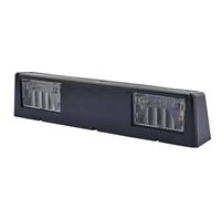 HELLA 2KA004525001 BLACK REAR DOUBLE NUMBER PLATE / LICENSE PLATE LIGHT LAMP