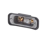 HELLA 2KA001378041 REAR NUMBER PLATE LIGHT/LAMP LICENSE PLATE SILVER FINISH