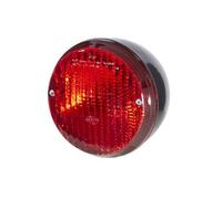 HELLA 2NE 001 423-011 Rear Fog Light - Halogen - 12/24V - Round - mounting - Lens Colour: Red - Plug: Blade Terminal - Rear/left/right