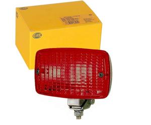 HELLA 2NE 002 985-001 Rear Fog Light - Halogen - 12V - mounting - Lens Colour: Red - Plug: Blade Terminal - left/Rear/right