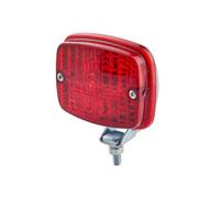 HELLA 2NE 003 030-151 Rear Fog Light - Halogen - 12/24V - mounting | Lens Colour: Red - Plug: Blade Terminal - left/right