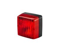 HELLA Brand Rear Fog Light - Halogen, 12V, Red Lens, Plastic Housing, P21W, 57mm x 97mm, Compatible with Mercedes Benz - Light Assembly
