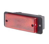 HELLA 2NE 006 609-197 Rear Fog Light - Halogen - 12V - mounting - Lens Colour: Red - Plug: Blade Terminal - right/left