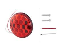 HELLA 2NE 357 028-031 Rear Fog Light Lamp Rear LED Red Lens 24V/12V Voltage