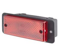 HELLA 2NE 006 609-197 Rear Fog Light - Halogen - 12V - mounting - Lens Colour: Red - Plug: Blade Terminal - right/left
