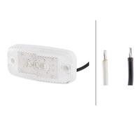 HELLA 2PG 357 008-031 Position Light Front LED Crystal Clear Lens 12V/24V