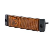 HELLA Side Marker Light Flasher Lamp Right Left LED 24V (2PS 008 645-361)